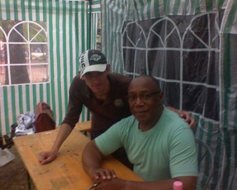 With Billy Cobham in 2011.
